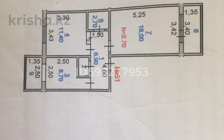 2-бөлмелі пәтер · 56 м² · 3/5 қабат, 8 Мкр, бағасы: 18 млн ₸ в Таразе — фото 2