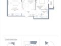 2-бөлмелі пәтер · 71.83 м² · 2/7 қабат, Керей Жанибек хандар 48, бағасы: ~ 53.7 млн ₸ в Астане, Есильский р-н — фото 19