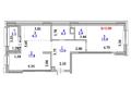 3-комнатная квартира · 61 м² · 1/9 этаж, Жумекен Нажимеденов 54/1 за 31 млн ₸ в Астане, Алматы р-н — фото 2