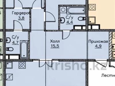 3-комнатная квартира · 120 м² · 2/4 этаж, мкр Таусамалы, Мкр. Таусамалы 49/1 за 115 млн ₸ в Алматы, Наурызбайский р-н