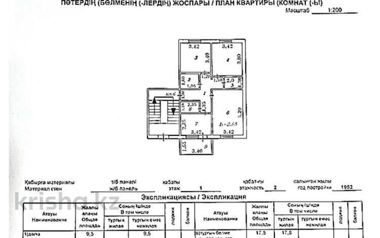 3-бөлмелі пәтер · 70.9 м² · 1/2 қабат, Сакен Сейфуллина 4 — Автовокзала, бағасы: 4 млн ₸ в Жанатасе — фото 2