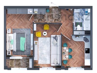 2-комнатная квартира · 59.2 м² · 8/10 этаж, Каныша Сатпаева 82/9 за ~ 28.1 млн ₸ в Усть-Каменогорске