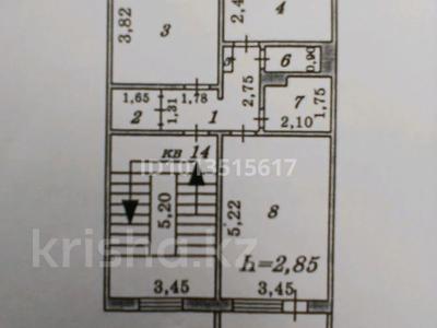 2-комнатная квартира · 53 м² · 2/5 этаж, 6 мик 15 дом за 4.2 млн ₸ в Жанатасе