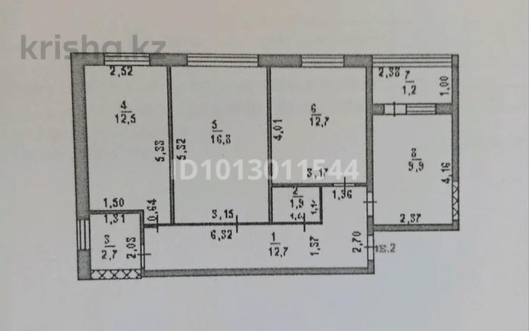 3-бөлмелі пәтер · 70.4 м² · 1/5 қабат, мкр Туран-2 49/13, бағасы: 30 млн ₸ в Шымкенте, Каратауский р-н — фото 2