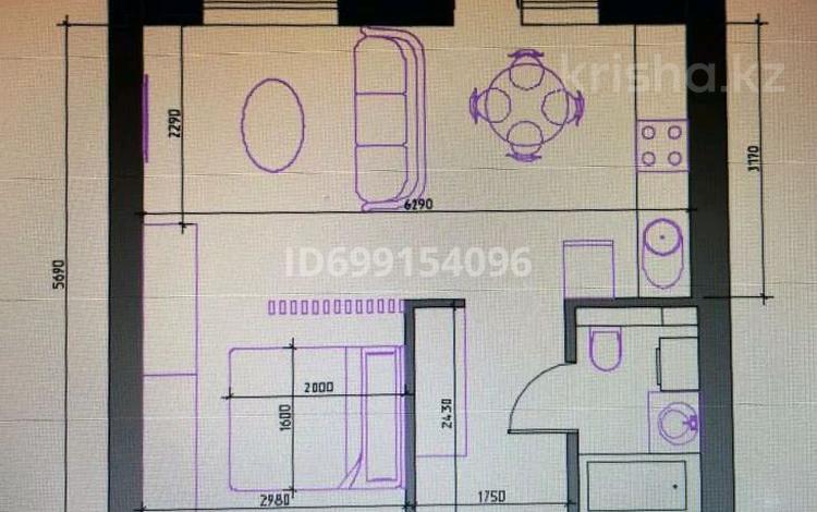 1-комнатная квартира · 40 м² · 4/9 этаж, Бастобе 33 — Школа бином,байтурсынова за 20 млн 〒 в Астане, Алматы р-н — фото 23