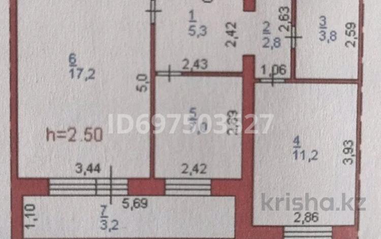 2-бөлмелі пәтер, 50.5 м², 8/10 қабат, Малайсары 39, бағасы: 20 млн 〒 в Павлодаре — фото 8