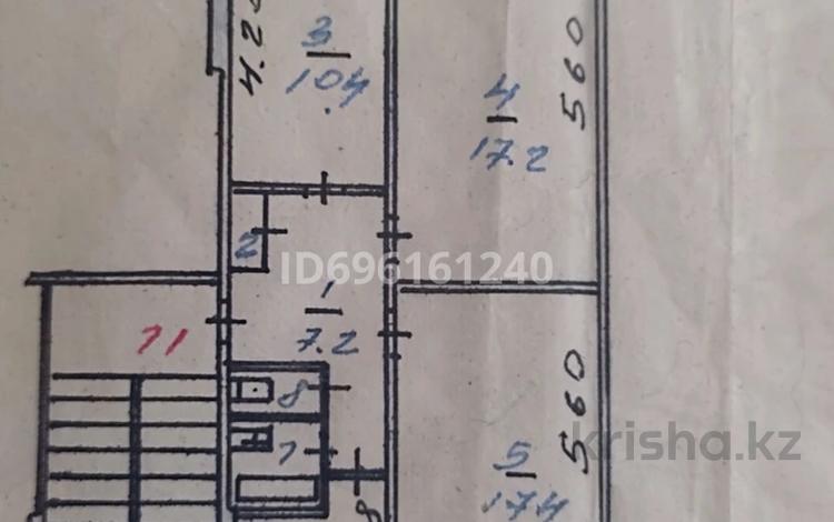 3-бөлмелі пәтер · 62 м² · 4/5 қабат, Маяковского — ДК Мирас, бағасы: 17.2 млн ₸ в Костанае — фото 2