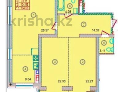 3-комнатная квартира · 99.9 м² · 11/12 этаж, Аскарова 8, 8/1, 8/2, 8/3 — Саина за ~ 83.4 млн ₸ в Алматы, Ауэзовский р-н