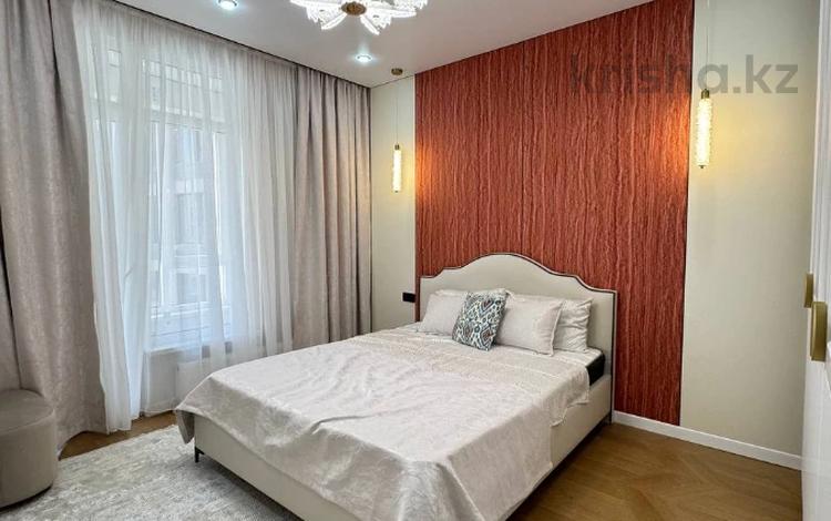 3-комнатная квартира · 80 м² · 14/16 этаж, Каныша Сатпаева за 78 млн ₸ в Алматы, Бостандыкский р-н — фото 2