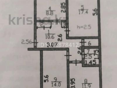3-бөлмелі пәтер · 70.2 м² · 2/5 қабат, Хименко 3 — 20-й М/р, бағасы: 30 млн ₸ в Петропавловске