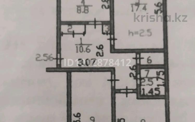 3-бөлмелі пәтер · 70.2 м² · 2/5 қабат, Хименко 3 — 20-й М/р, бағасы: 30 млн ₸ в Петропавловске — фото 2