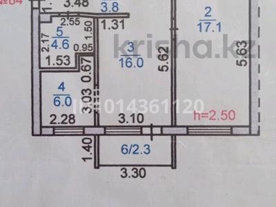 2-комнатная квартира · 49.8 м² · 4/5 этаж, 11 23 — Магазин удобный за 7.5 млн ₸ в Житикаре