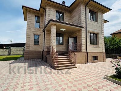 Отдельный дом · 5 комнат · 400 м² · 10 сот., мкр Нур Алатау — Роза Жаманова за 420 млн 〒 в Алматы, Бостандыкский р-н