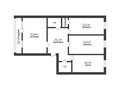 3-бөлмелі пәтер · 132.8 м² · 3/5 қабат, мкр. Алтын орда, бағасы: 56 млн ₸ в Актобе — фото 3