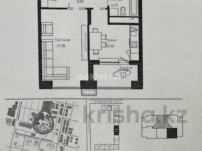 1-комнатная квартира, 38.66 м², 12/14 этаж, Т.Рыскулова 52 — Мангелик, Бокейхана , Рыскулова за 23.5 млн 〒 в Астане, Есильский р-н