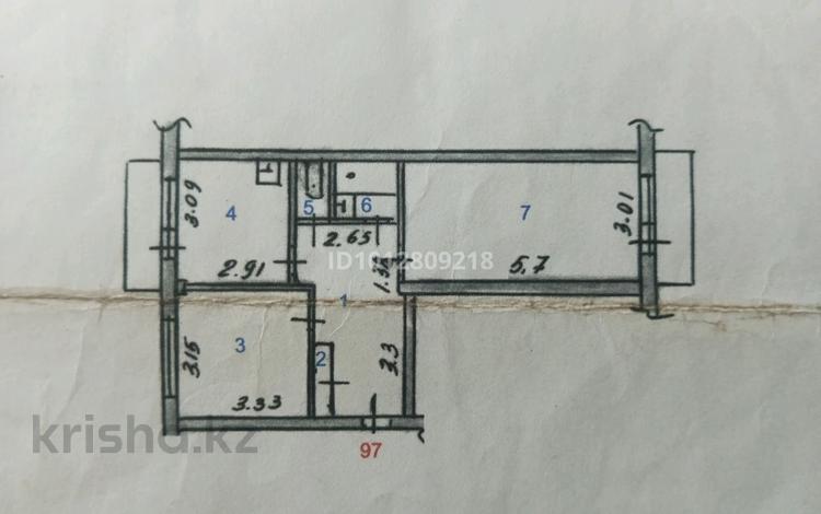 2-бөлмелі пәтер · 51.8 м² · 3/5 қабат, Дачная 1, бағасы: 9 млн ₸ в Усть-Каменогорске — фото 2