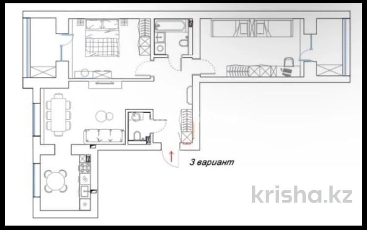 3-комнатная квартира · 80 м² · 5/9 этаж, Шамши Калдаяков 40 — Шәмші Қалдаяқов &amp;amp; Улы Дала за 55 млн ₸ в Астане, Сарайшык р-н — фото 2