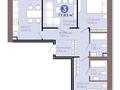 3-бөлмелі пәтер · 77.6 м² · 9/9 қабат, Е 909 29, бағасы: 39 млн ₸ в Астане, Нура р-н — фото 3