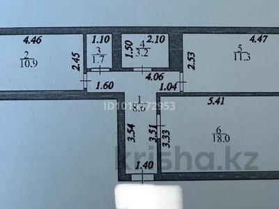 2-бөлмелі пәтер · 53.7 м² · 3/6 қабат, КОСШЫГУЛОВА 13/2, бағасы: 25 млн ₸ в Астане, Сарыарка р-н
