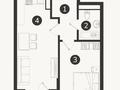 2-бөлмелі пәтер · 47.16 м² · 5/7 қабат, Естай 39/3, бағасы: ~ 22.7 млн ₸ в 