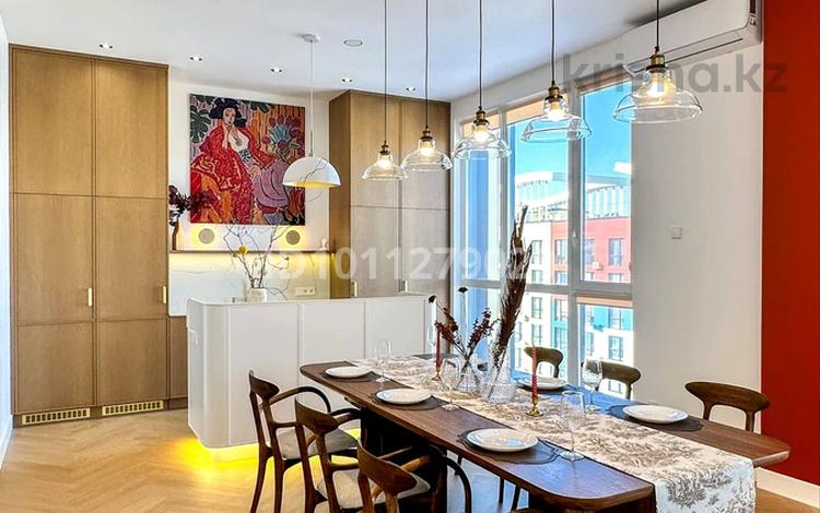 3-комнатная квартира · 110 м² · 12/12 этаж, К. Мухамедханова 4/2 за 160 млн ₸ в Астане, Нура р-н — фото 2