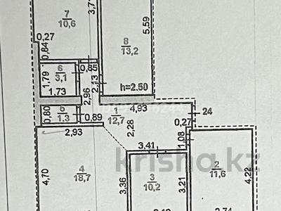 4-комнатная квартира, 83.2 м², 4/5 этаж, Качарская 3 за 22 млн 〒 в Рудном