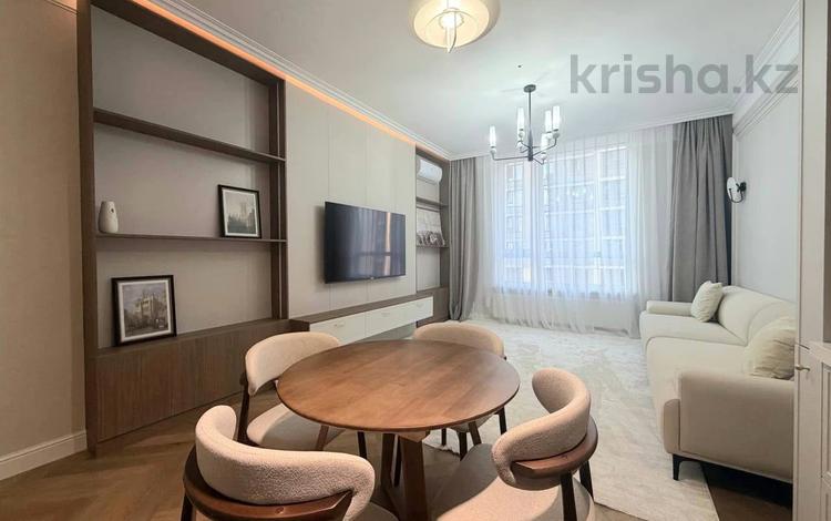 3-комнатная квартира · 80 м² · 3/9 этаж, Кайым Мухамедханов 4н за 90 млн ₸ в Астане, Нура р-н — фото 2