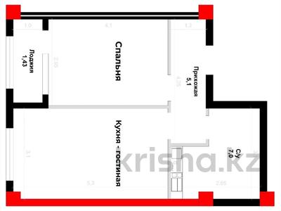 1-бөлмелі пәтер · 45.3 м² · 10/10 қабат, Каныша Сатпаева 82/9, бағасы: ~ 21.5 млн ₸ в Усть-Каменогорске