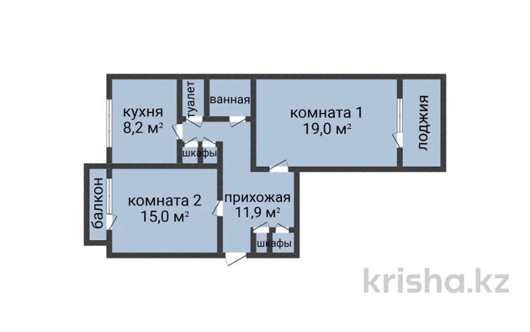 2-бөлмелі пәтер · 62.8 м² · 4/5 қабат, 1 Мая 99, бағасы: 24.5 млн ₸ в Костанае — фото 3
