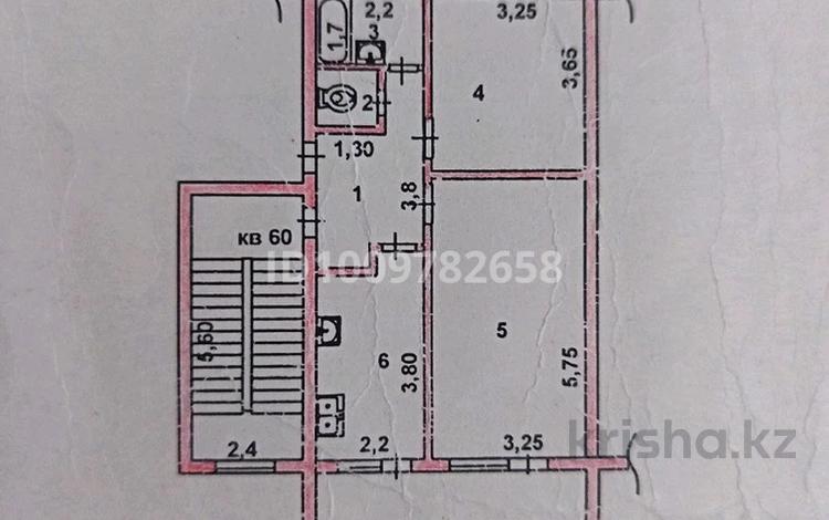 2-бөлмелі пәтер · 51 м² · 5/5 қабат, пр Кабанбай батыр 5а — магазин Сезим, бағасы: 18.5 млн ₸ в Шымкенте, Аль-Фарабийский р-н — фото 2