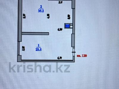 2-комнатная квартира · 60.4 м² · 8/12 этаж, Кошкарбаева 39 за ~ 27.4 млн 〒 в 