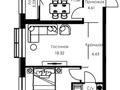 2-комнатная квартира · 59.56 м² · 5/7 этаж, мкр Кайрат, Туркестан за ~ 33.2 млн ₸ в Алматы, Турксибский р-н