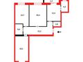 3-комнатная квартира · 94.8 м² · 4/10 этаж, мкр Юго-Восток, ул. Байкена Ашимова за 61.3 млн ₸ в Караганде, Казыбек би р-н — фото 4