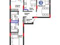 3-бөлмелі пәтер · 78.86 м² · 8 қабат, Е 908 23, бағасы: 50 млн ₸ в Астане, Нура р-н — фото 3