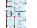 3-бөлмелі пәтер · 123 м² · 2/9 қабат, Кунаева 5 — КАЗМЕДИЯ орталыгы, бағасы: 150 млн ₸ в Астане, Есильский р-н — фото 26