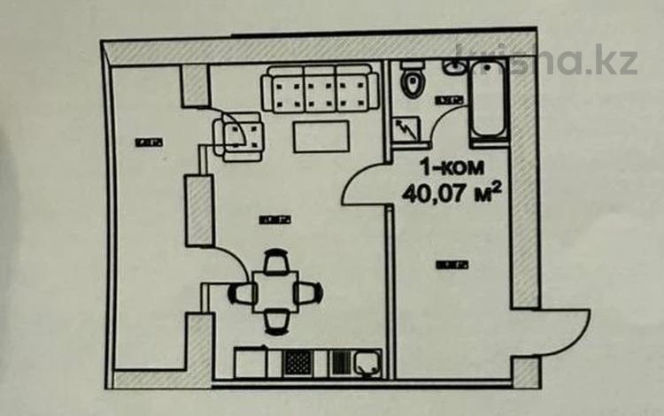 1-бөлмелі пәтер · 41 м² · 5/12 қабат, ул. Шамши Калдаякова 46, бағасы: ~ 20 млн ₸ в Астане, Алматы р-н — фото 3