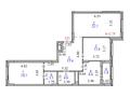 3-комнатная квартира · 82.3 м² · 9/9 этаж, Туран 57/5 за 67.5 млн ₸ в Астане, Нура р-н — фото 17