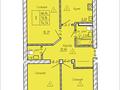 3-комнатная квартира · 74.74 м² · 4/5 этаж, Назарбаева 232а за ~ 28.4 млн ₸ в Петропавловске