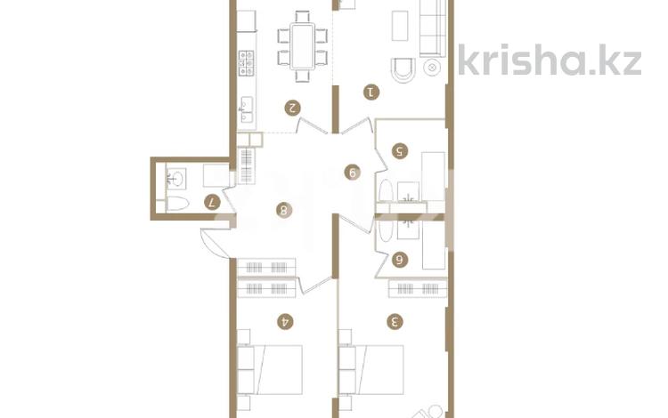 4-комнатная квартира · 120 м² · 10/12 этаж, Розыбакиева — Ескараева за 132 млн ₸ в Алматы, Бостандыкский р-н — фото 3