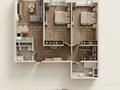 3-комнатная квартира · 87.8 м² · 4/9 этаж, Каныша Сатпаева 90а/1 — КОМИССИЮ НЕ БЕРЕМ !!! за ~ 65.5 млн ₸ в Алматы, Бостандыкский р-н