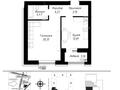 2-комнатная квартира · 46.42 м² · 8/9 этаж, Александр Сызганов 1/3 за 30 млн ₸ в Астане, Есильский р-н