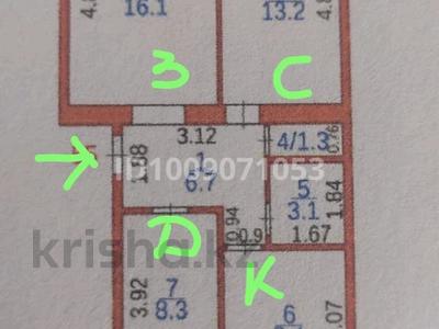 3-бөлмелі пәтер · 58.7 м² · 5/5 қабат, мкр Михайловка , Осевая 4, бағасы: 14.5 млн ₸ в Караганде, Казыбек би р-н