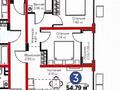 3-комнатная квартира · 54 м² · 2/6 этаж, Бауыржана Момышулы 11/14а за 36.5 млн ₸ в Алматы, Алатауский р-н — фото 11