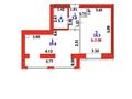 1-комнатная квартира · 43.1 м² · 2/10 этаж, К. Сатпаева 24 за 26 млн ₸ в Астане, Алматы р-н — фото 10