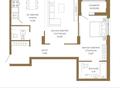 1-бөлмелі пәтер · 71.83 м² · 2/9 қабат, Достык 8/2 — БЕЗ КОМИССИИ!, бағасы: ~ 47.5 млн ₸ в Астане — фото 2