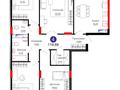4-бөлмелі пәтер · 121 м², ул. Е 882 9/1, бағасы: ~ 49.6 млн ₸ в Астане, Сарыарка р-н — фото 12