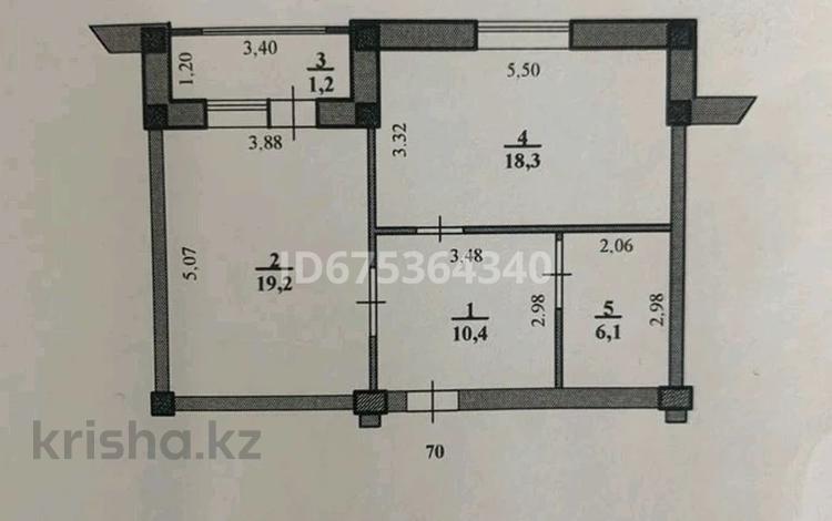 1-комнатная квартира, 55 м², 1/9 этаж, Придорожная за 14.2 млн 〒 в Уральске — фото 2