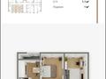 2-бөлмелі пәтер · 56.1 м² · 3/9 қабат, Думан-2 ш/а. — Вдоль Талгарской трассы напротив Магнума, бағасы: ~ 25.7 млн ₸ в Алматы, Медеуский р-н