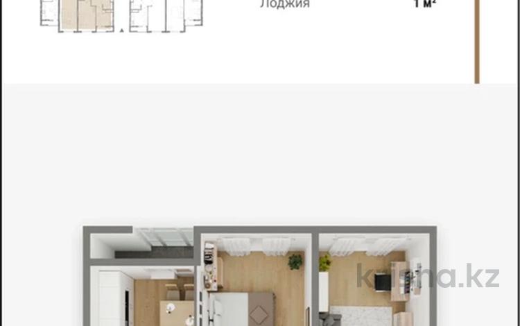 2-бөлмелі пәтер · 56.1 м² · 3/9 қабат, Думан-2 ш/а. — Вдоль Талгарской трассы напротив Магнума, бағасы: ~ 25.7 млн ₸ в Алматы, Медеуский р-н — фото 2