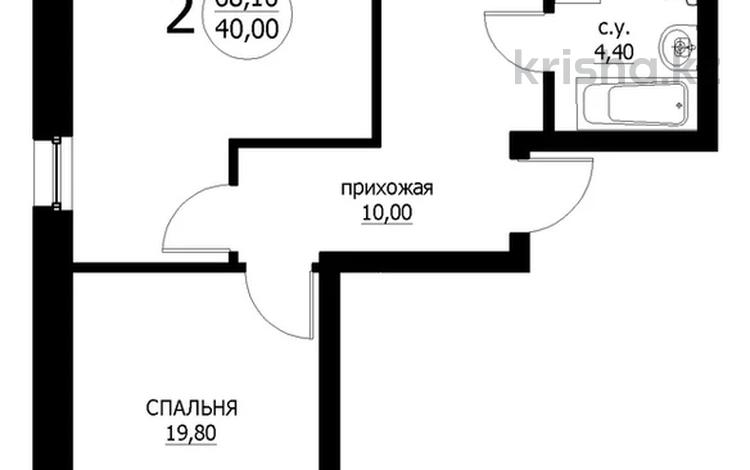 2-бөлмелі пәтер, 66.9 м², 7/10 қабат, Е435 5 — Е126, бағасы: ~ 24.6 млн 〒 в Астане — фото 3